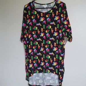 Black multicolored S lularoe irma